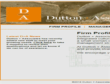 Tablet Screenshot of dutton-associates.com